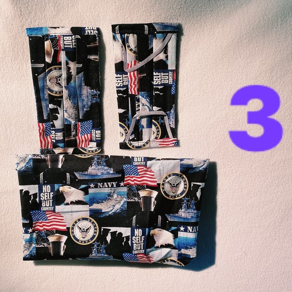 A pack of 3 masks and 1 hair tie - Picture 5 of 16